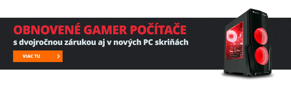 obnovené gamer počítače