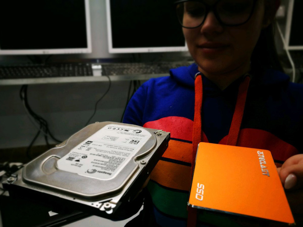 HDD a SSD disky